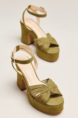 Maeve Lorelei Leather Platform Sandals
