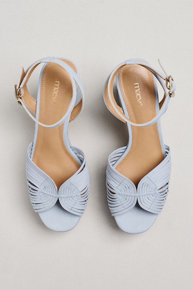 Maeve Lorelei Leather Platform Sandals #1