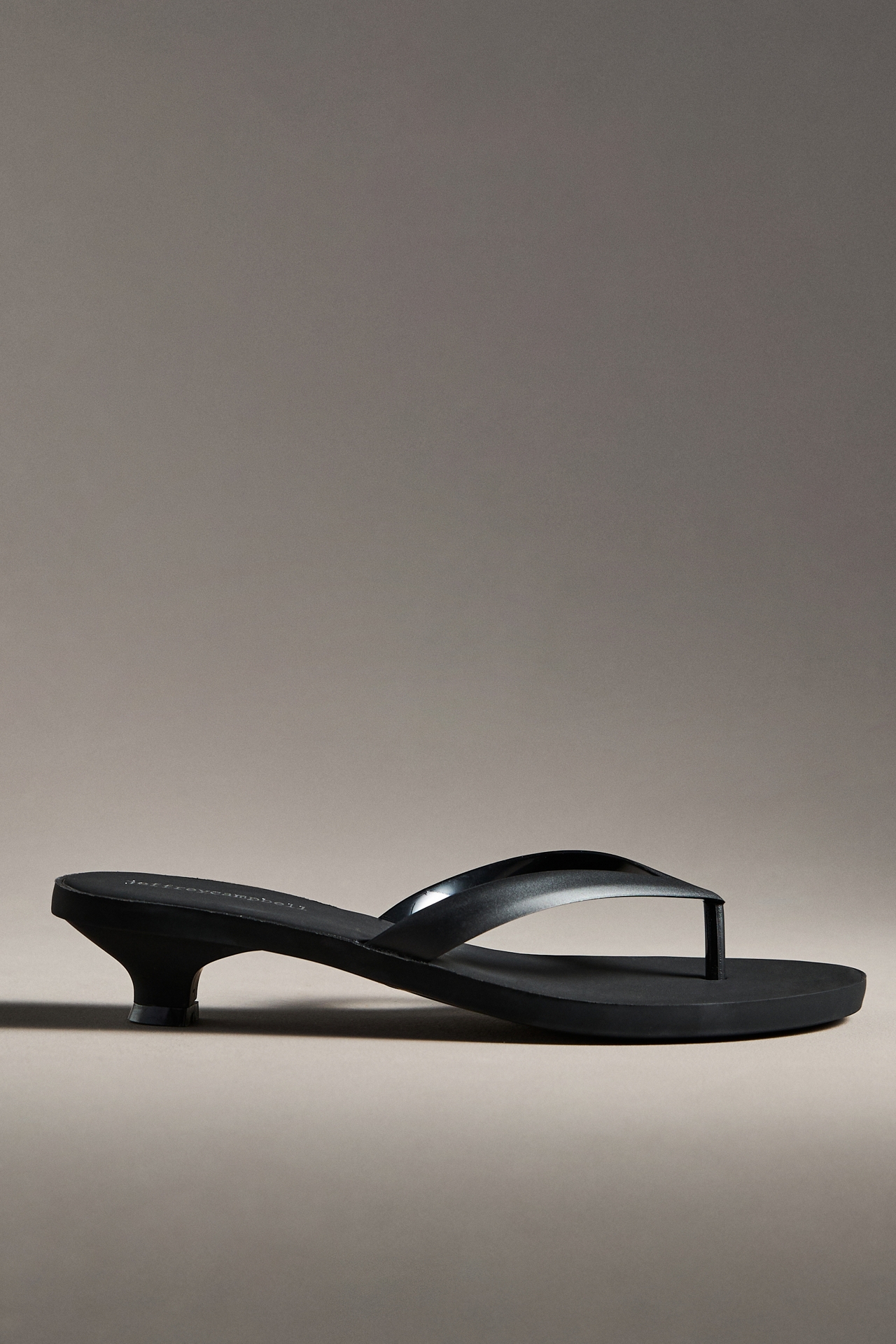 Jeffrey Campbell Lollipop Kitten-Heel Jelly Thong Sandals