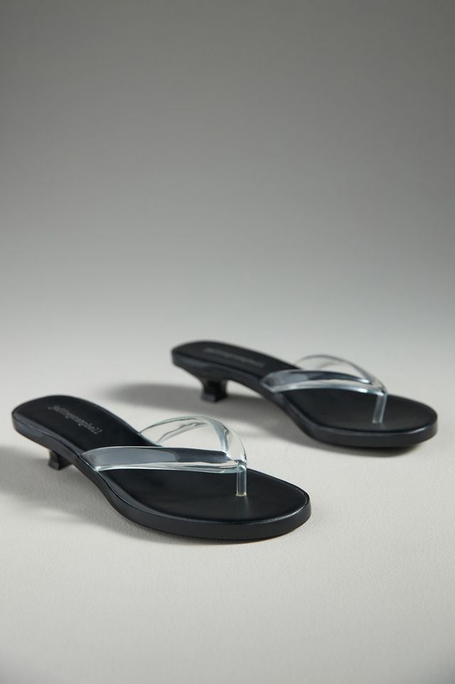 Jeffrey Campbell Lollipop Kitten-Heel Jelly Thong Sandals #2