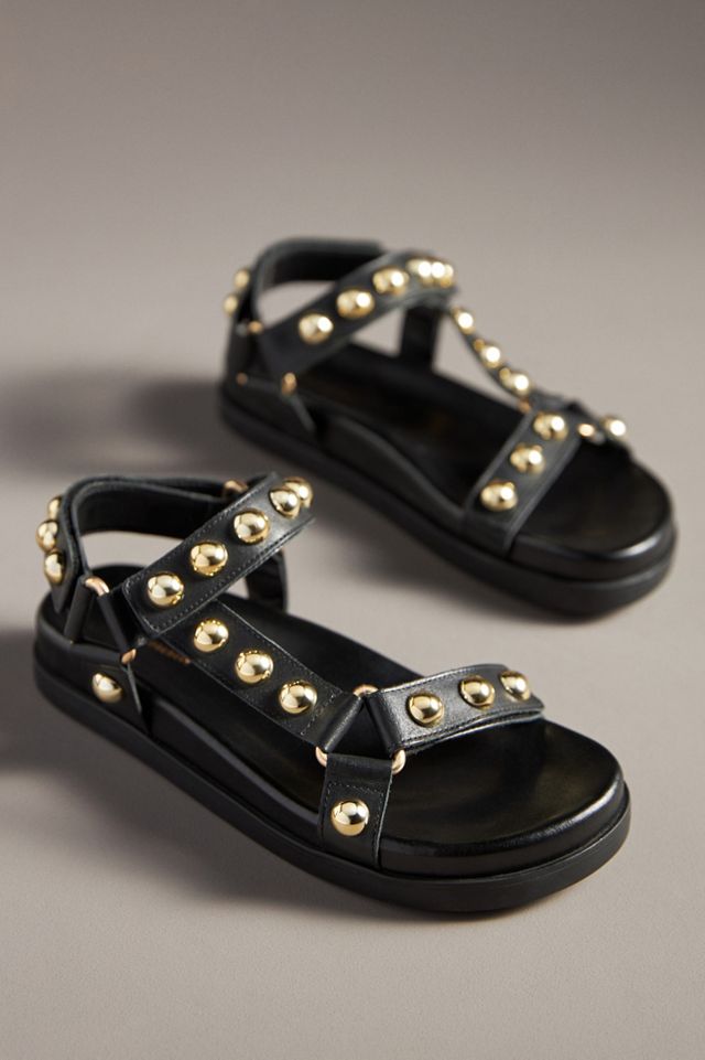 Studded Leather Sport Sandals #1