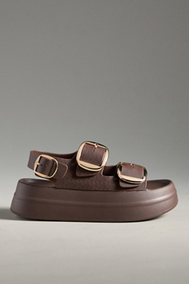 Jeffrey Campbell Blithe Platform Sandal In Brown