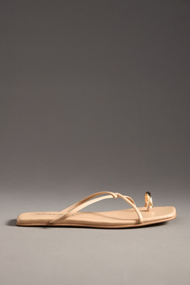 Jeffrey Campbell Tidep Toe-ring Sandals In Yellow