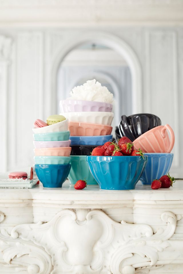 Assorted Latte Bowls, Set of 6 #1