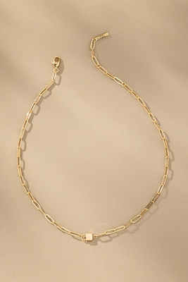 Jess Lock Chain Necklace