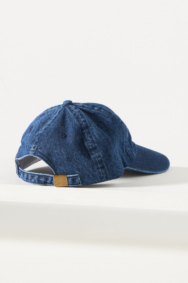 Clare V. Iconique Denim Baseball Cap #1