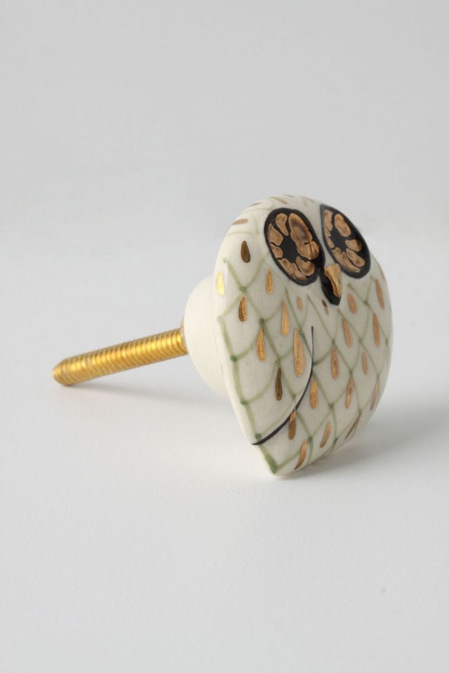 Calico Owl Knob  #3
