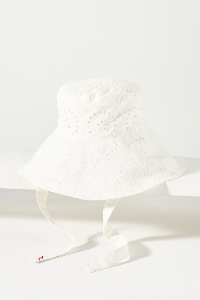 Damson Madder Lilian Broderie Bucket Hat #1