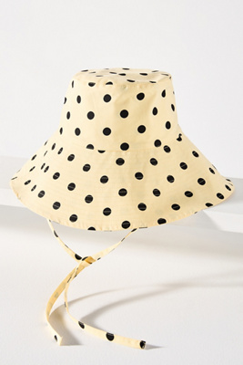 DAMSON MADDER POLKA DOT BUCKET HAT 