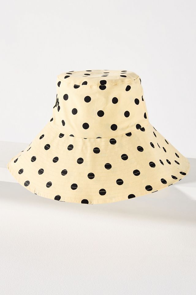 Damson Madder Polka Dot Bucket Hat | Anthropologie display picture 2
