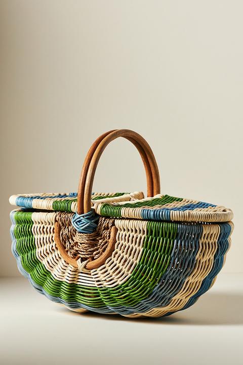 Nina Handwoven Picnic Basket