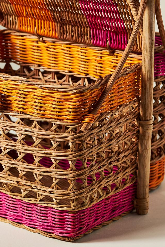Nina Handwoven Wine Basket #3