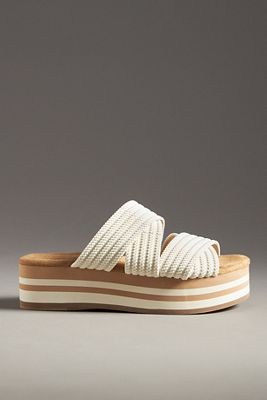 KELSI DAGGER BROOKLYN BOHDI SHELL PLATFORM SANDALS 