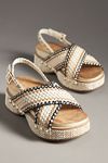 Kelsi Dagger Brooklyn Pace Raffia Platform Sandals