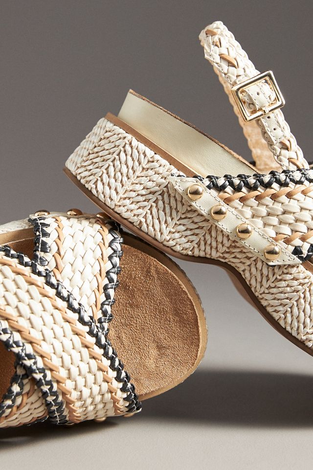 Kelsi Dagger Brooklyn Pace Raffia Platform Sandals #2