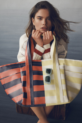 By Anthropologie Multi-color Tote Bag In Yellow