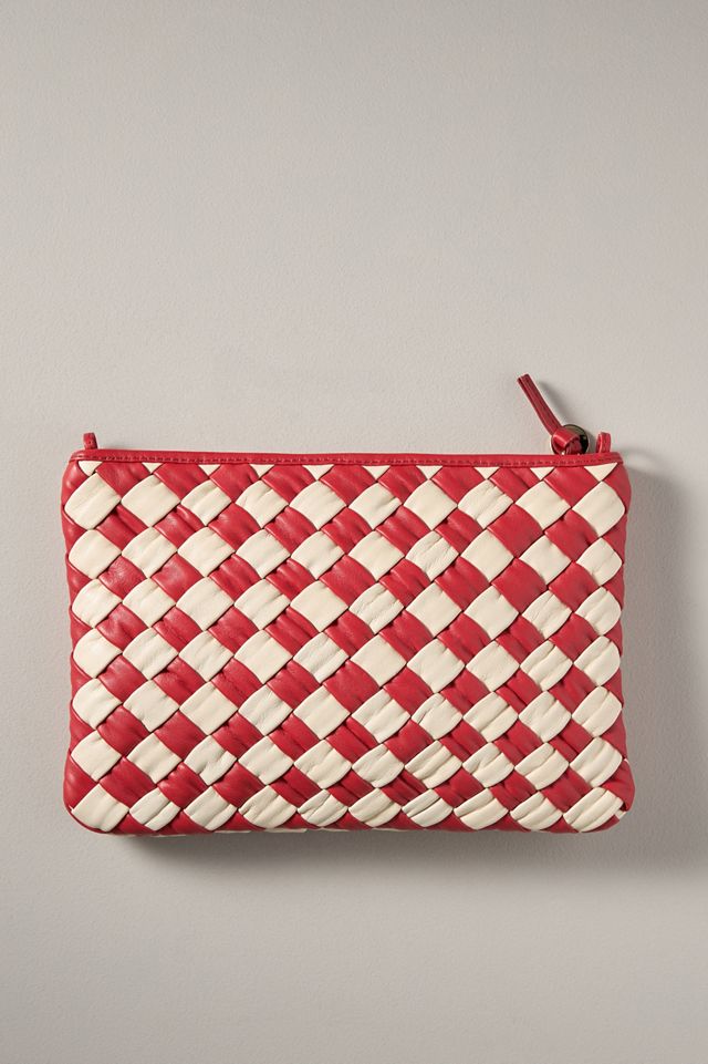 Clare V. Puffy Woven Flat Clutch #1