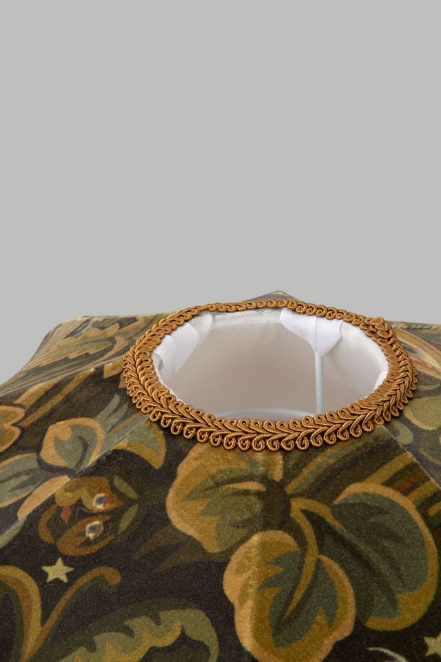 House of Hackney Moon Garden Velvet Tilia Lampshade #1