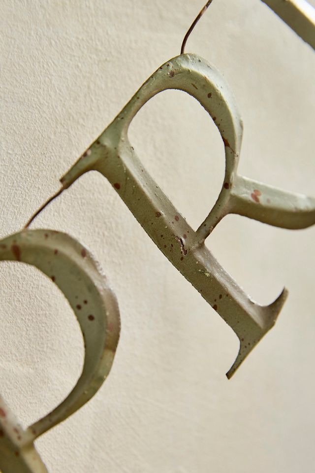 Happy Spring Floral Iron Garland #1