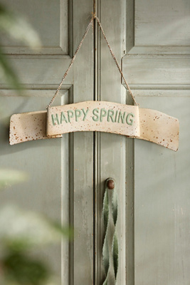 Happy Spring Iron Sign | AnthroHome