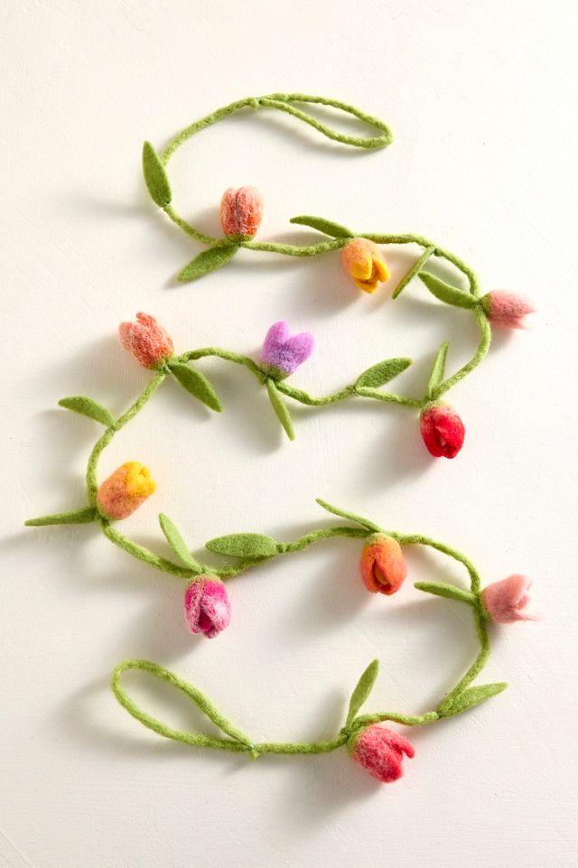 Felt Tulip Garland #2