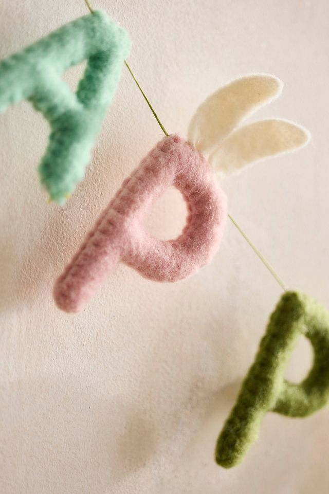 Happy Easter Felt Garland #1