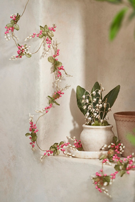 Terrain Spring Floral Iron Garland