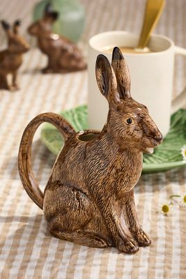 Quail Ceramics Hare Pitcher
