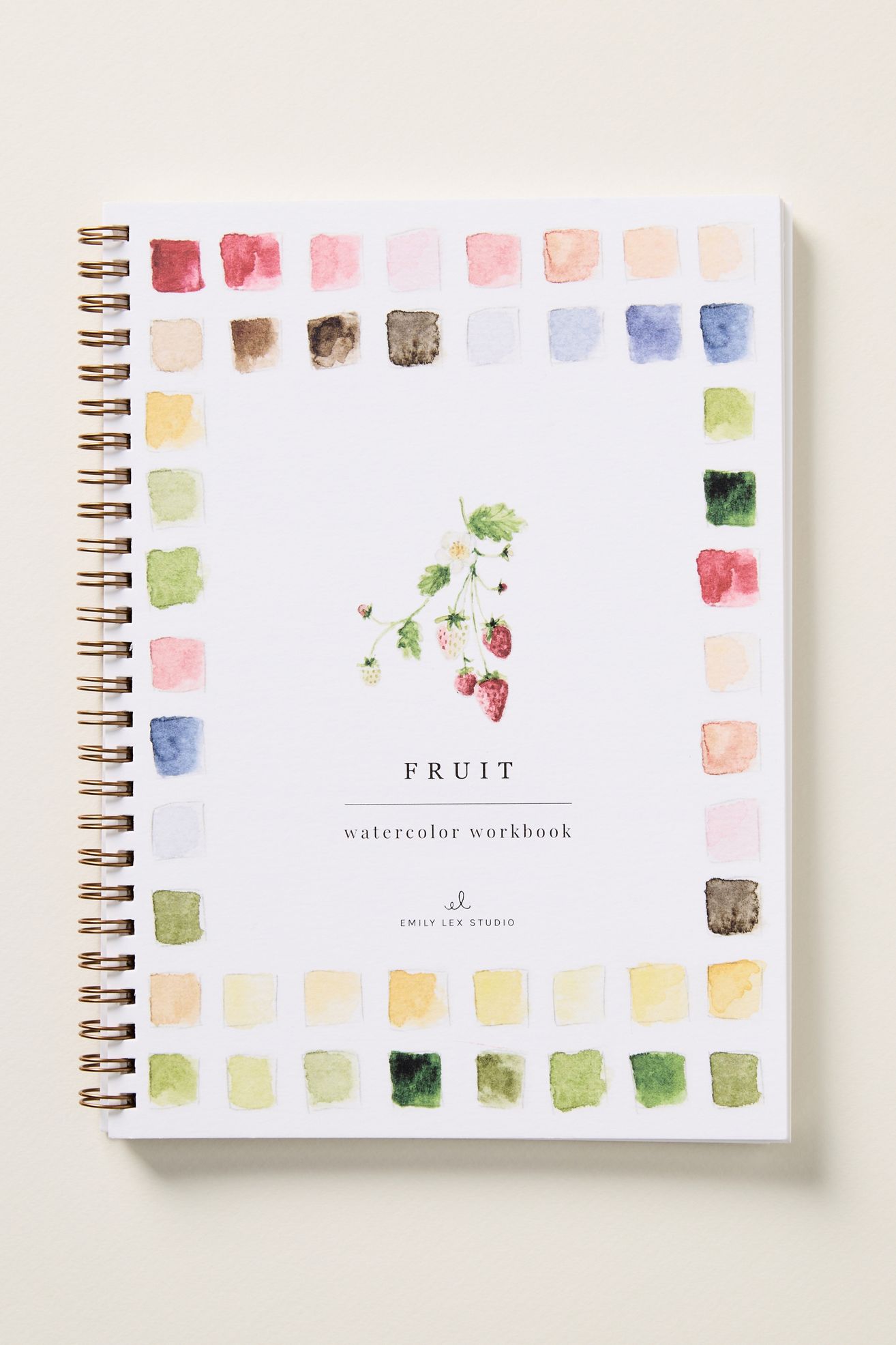 Emily Lex Studio Watercolor Workbook - Fruit, One Size
