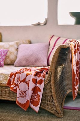 Kenia Cotton Knit Throw Blanket