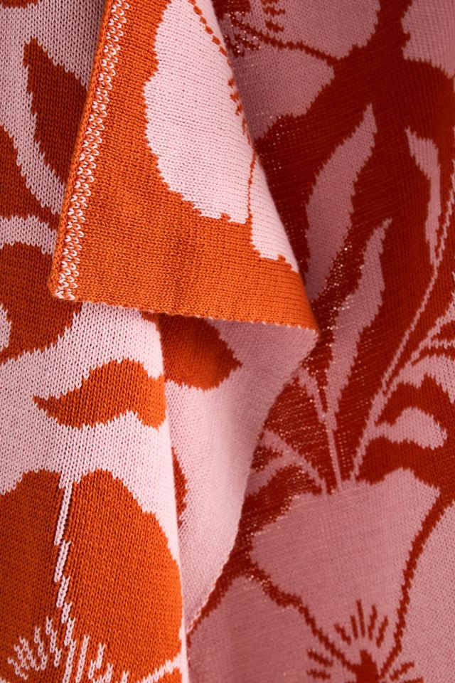 Kenia Cotton Knit Throw Blanket #3