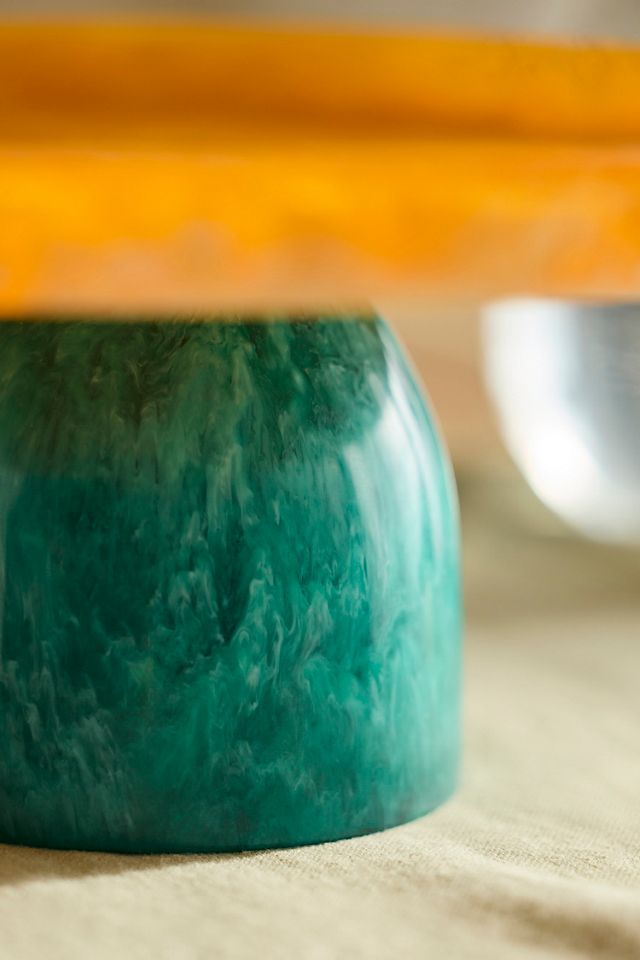 Color Block Resin Cake Stand #2