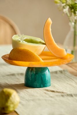 Color Block Resin Cake Stand