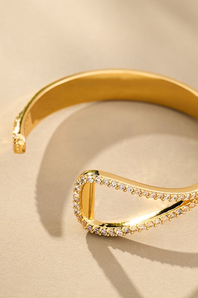Crystal Haze Open Circle Bracelet #1