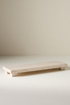 Anthropologie Mini Travertine Cheeseboard