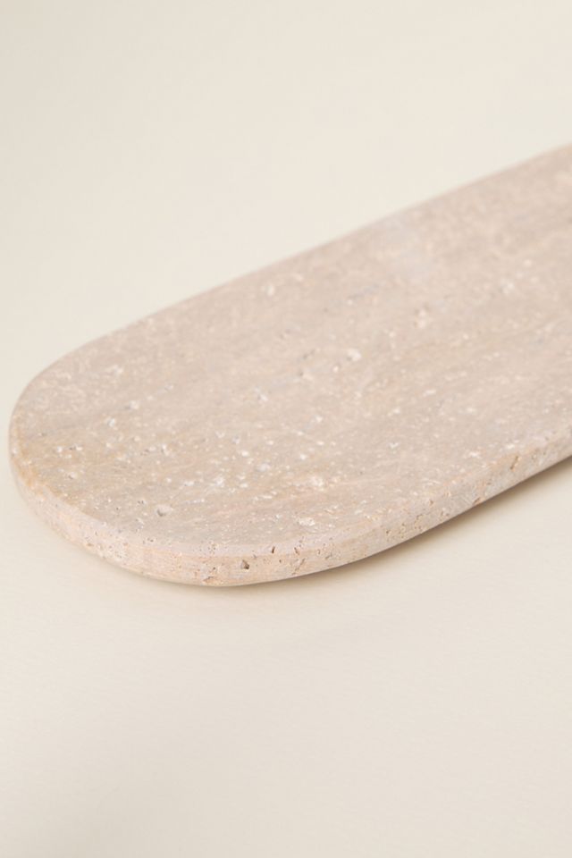 Travertine Oval Cheeseboard #1