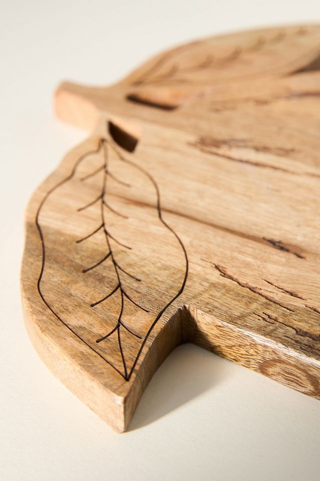 Wooden Lemon Cheese Board #1