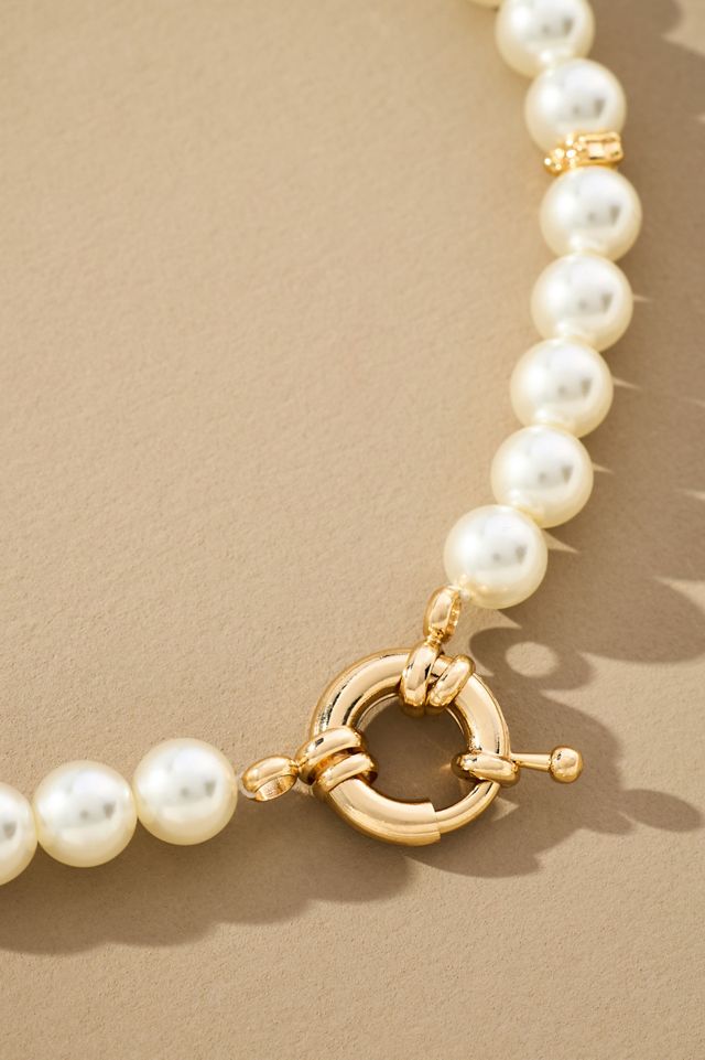 Pearl Charm Necklace #1