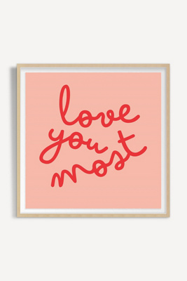 Artfully Walls Love You Most Wall Art