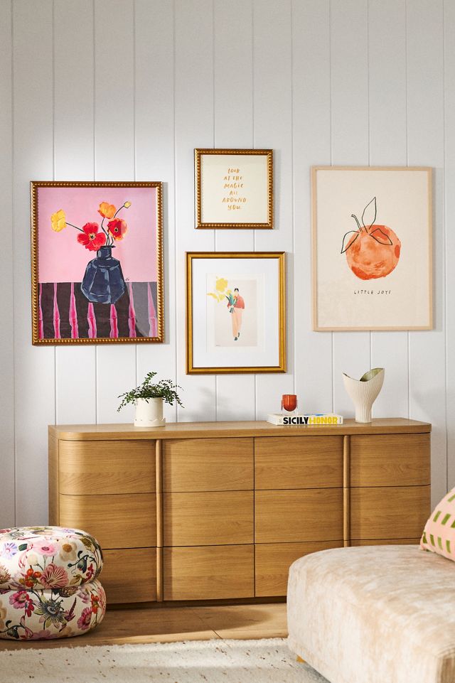Orange Spring Gallery Wall Art #1
