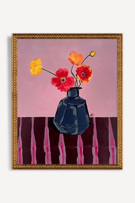 Obsidian Vase Wall Art