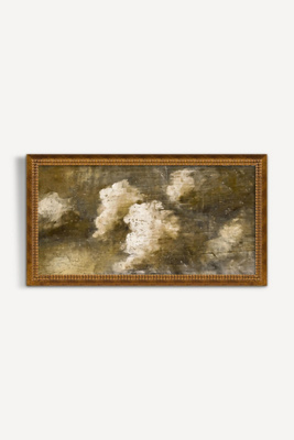 Artfully Walls Sepia Clouds Wall Art