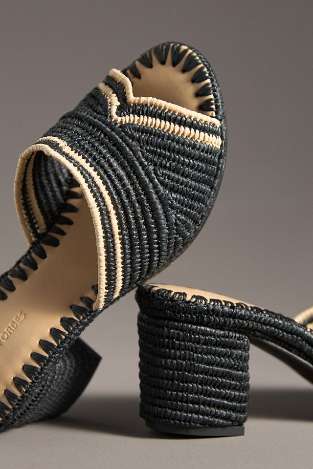 Carrie Forbes Polo Raffia Heels #2