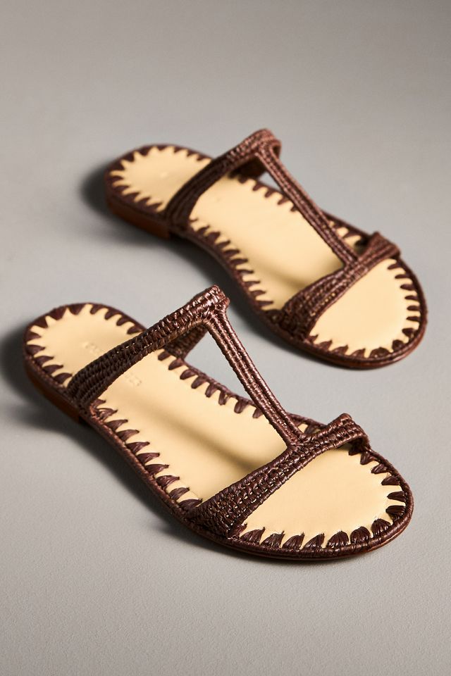 Carrie Forbes Tume Raffia Sandals #1