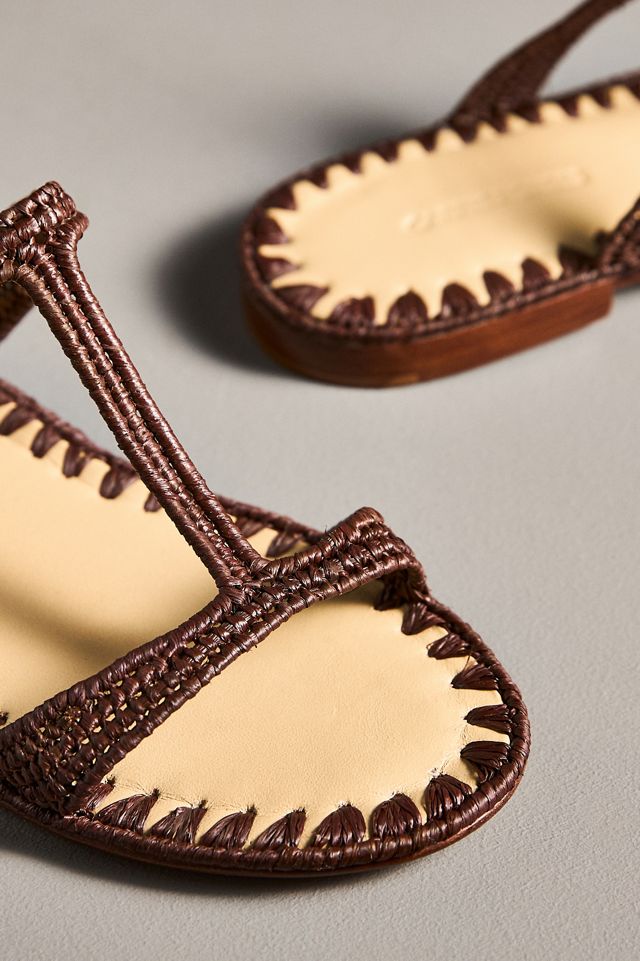 Carrie Forbes Tume Raffia Sandals #2