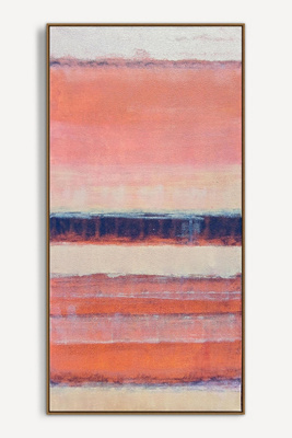 Artfully Walls A Warm Striped Scarf Wall Art