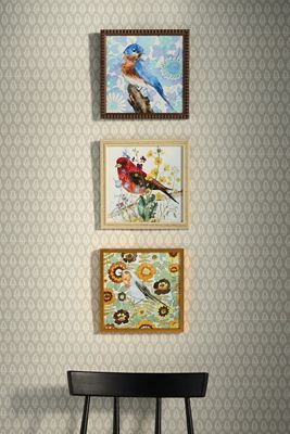 Arrangement in Crimson & Teal Wall Art | Anthropologie