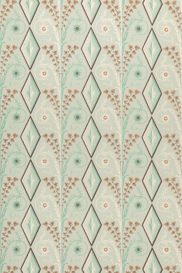Gallier Diamond Green Geometric Wallpaper #1