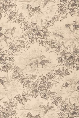BRUNSCHWIG & FILS ON POINT DOG WALLPAPER 