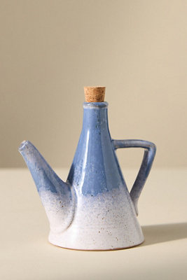 Allegra Stoneware Spout Olive Oil Cruet